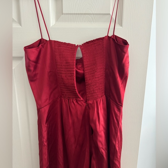 NWT Reformation Frankie Silk Dress - Picture 9 of 12
